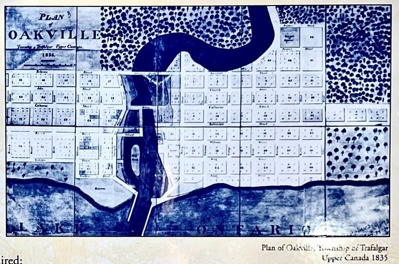 Vision for Oakville marker detail, original Town of Oakville plan image. Click for full size.