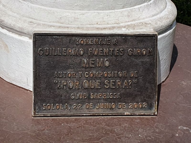 Guillermo Fuentes Girn Marker image. Click for full size.