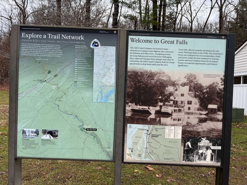 Welcome to Great Falls Marker image. Click for full size.