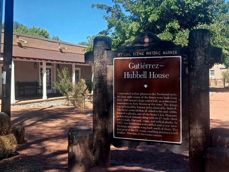 Juliana Gutierrez y Chaves Hubbell / Gutierrez-Hubbell House Marker image. Click for full size.
