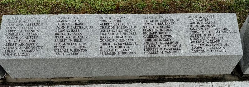 World War II Memorial (Marker 3) image. Click for full size.
