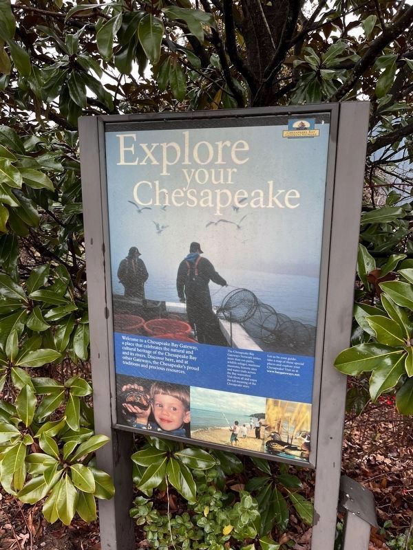 Nearby Explore Your Chesapeake signage image. Click for full size.