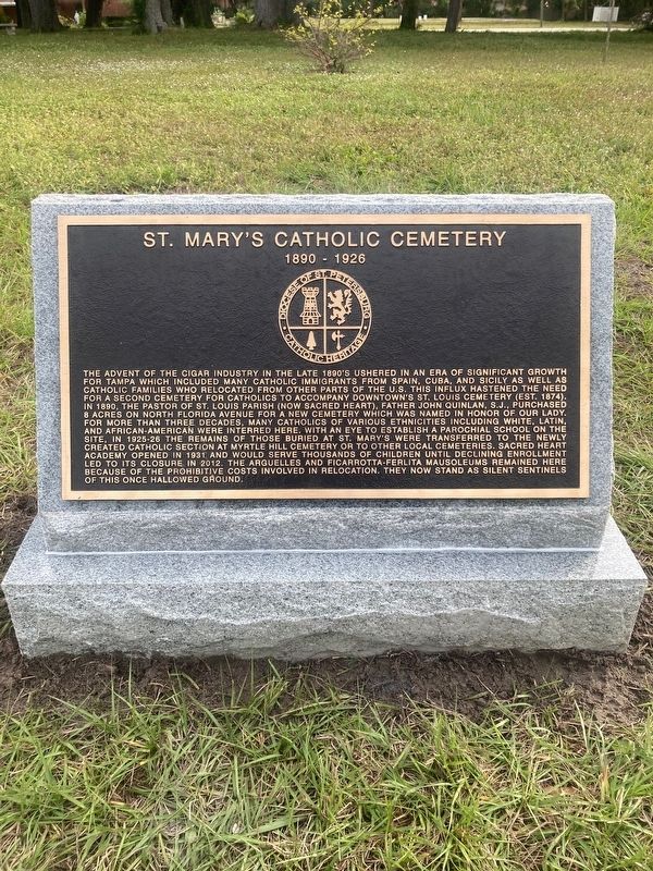 St. Mary�s Catholic Cemetery Marker image. Click for full size.