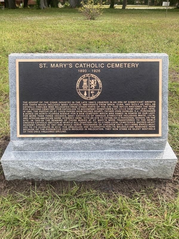 St. Marys Catholic Cemetery Marker image. Click for full size.