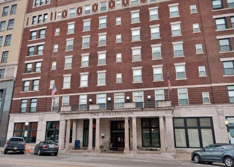 Hotel Burlington (<i>west elevation</i>) image. Click for full size.