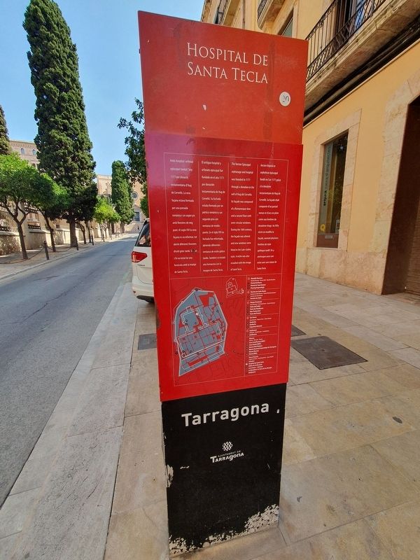 Hospital de Santa Tecla Marker image. Click for full size.