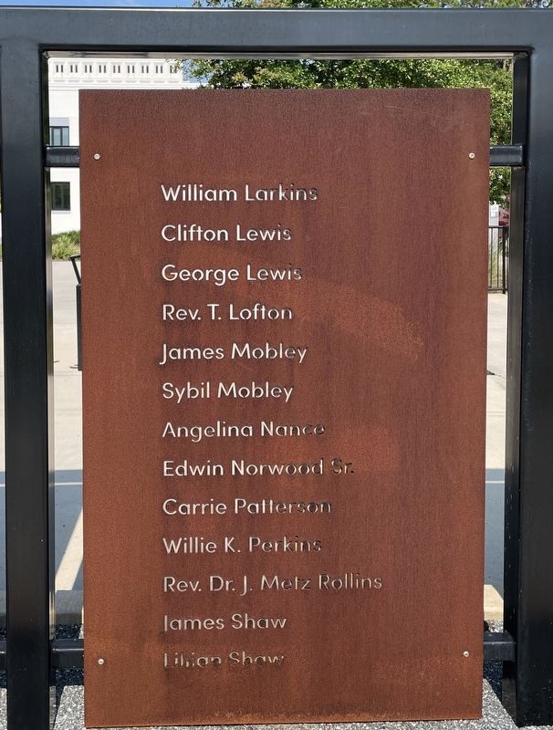 The Civil Rights Foot Soldiers of Tallahassee Memorial (Panel 6) image. Click for full size.