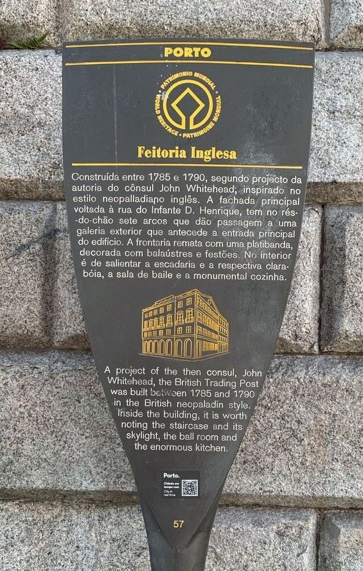 Feitoria Inglesa / British Trading Post Marker. Click for full size. Feitoria Inglesa / British Trading Post Marker image. Click for full size.