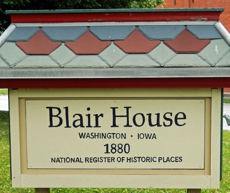 Blair House Marker image. Click for full size.