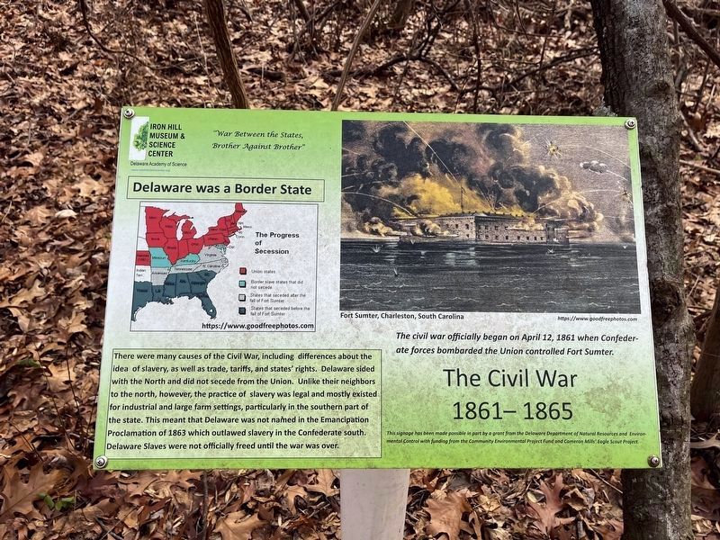 The Civil War 1861 - 1865 Marker image. Click for full size.