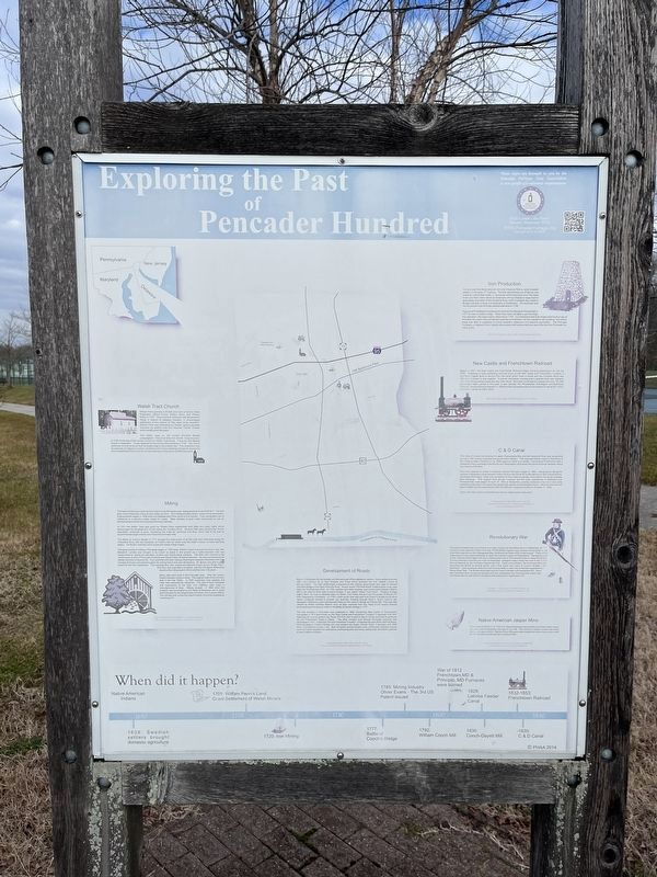 Exploring the Past of Pencader Hundred Marker image. Click for full size.