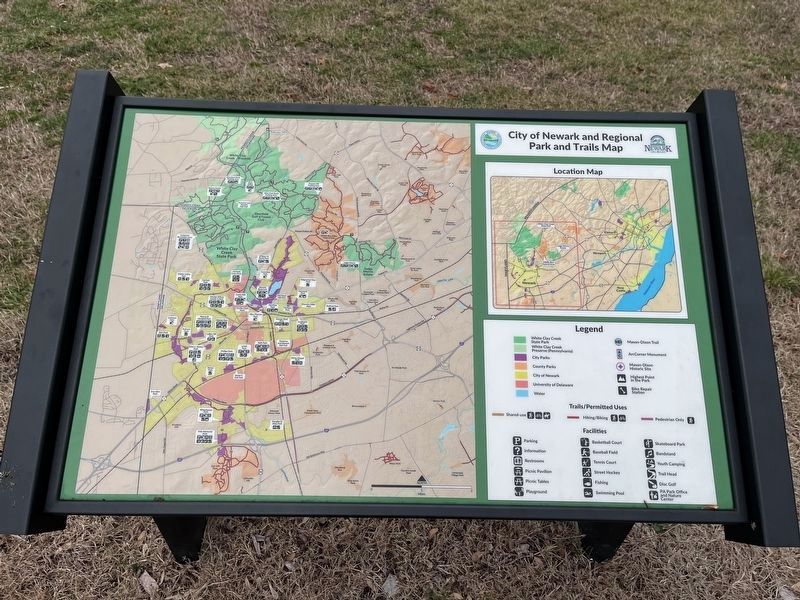 City of Newark Regional Park and Trails Map image. Click for full size.
