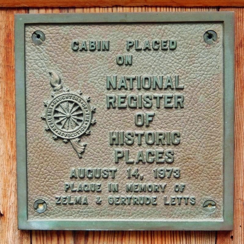 Alexander Young Cabin National Register Marker image. Click for full size.