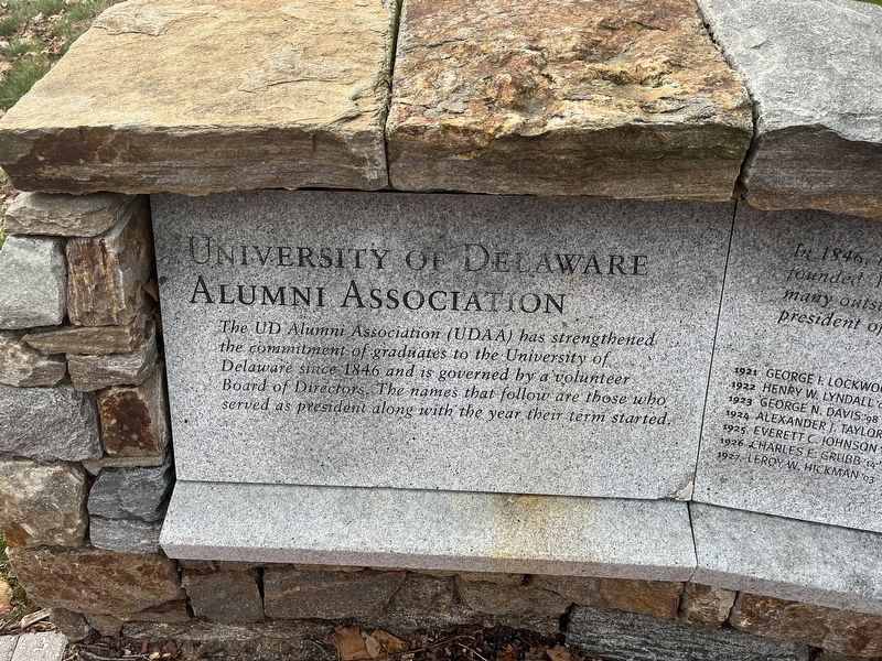 University of Delaware Alumni Association Marker image. Click for full size.
