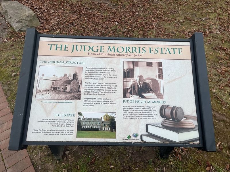 The Judge Morris Estate Marker image. Click for full size.