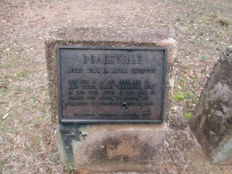 Doaksville Marker image. Click for full size.
