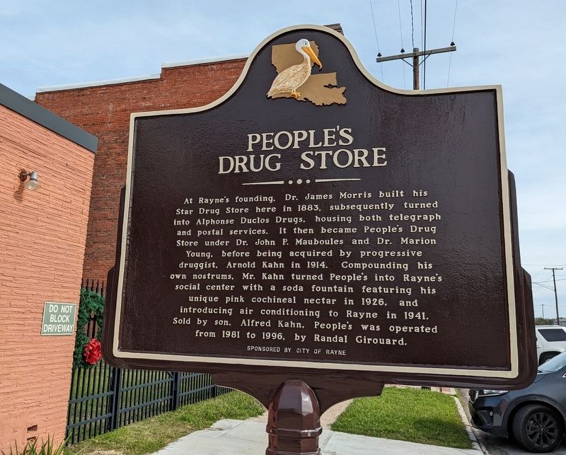 People's Drug Store Marker. Click for full size. People's Drug Store Marker image. Click for full size.