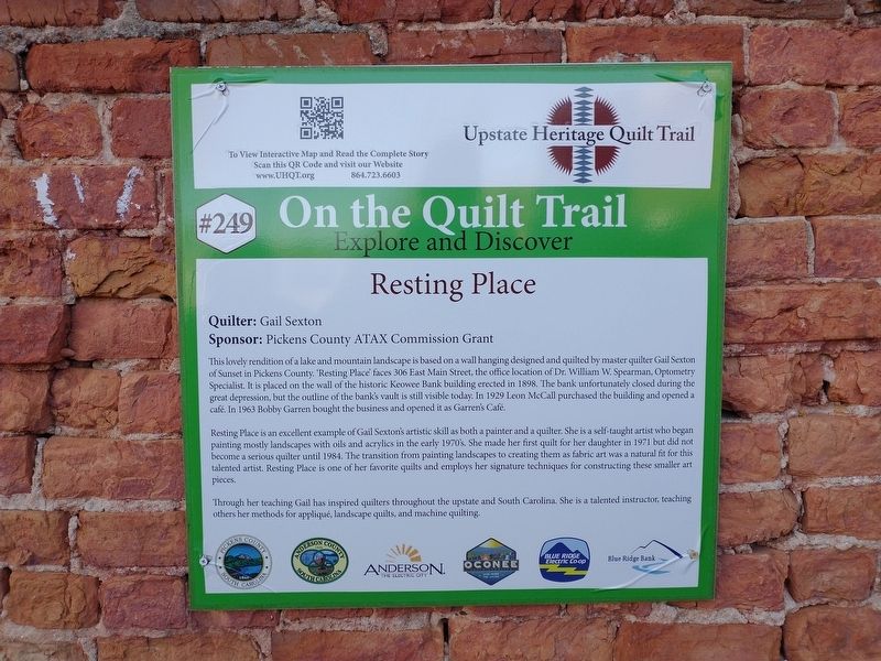 Resting Place Marker. Click for full size. Resting Place Marker image. Click for full size.