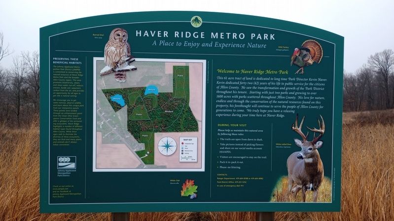 Haver Ridge Metro Park Marker image. Click for full size.
