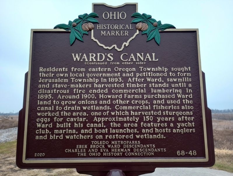 Ward''s Canal Marker, Side Two image. Click for full size.