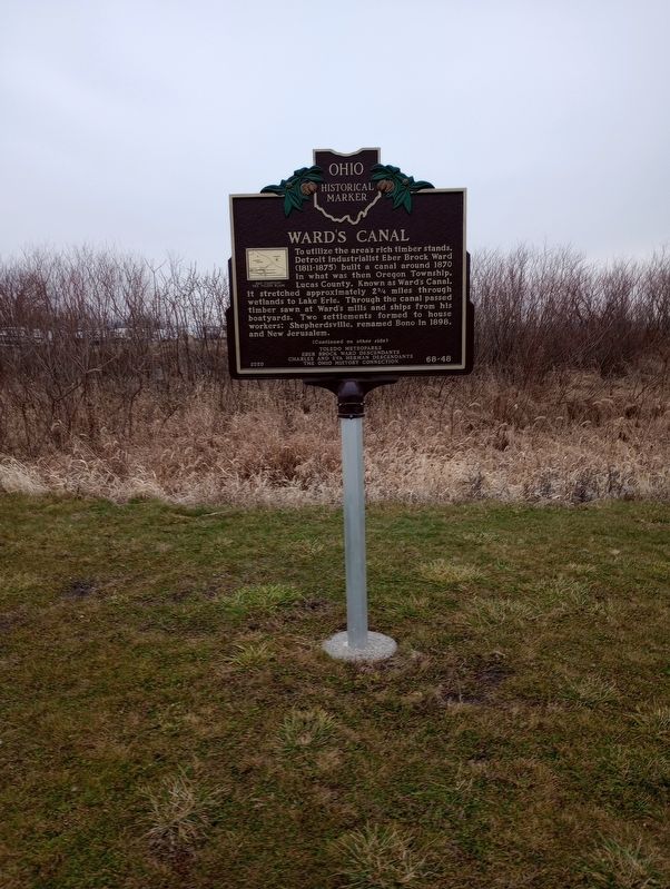 Ward's Canal Marker image. Click for full size.