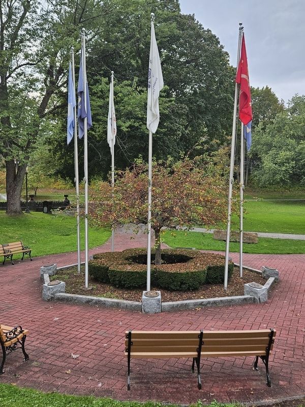 World War Memorial Flags image. Click for full size.