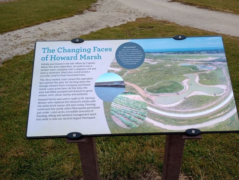 The Changing Faces of Howard Marsh Marker image. Click for full size.