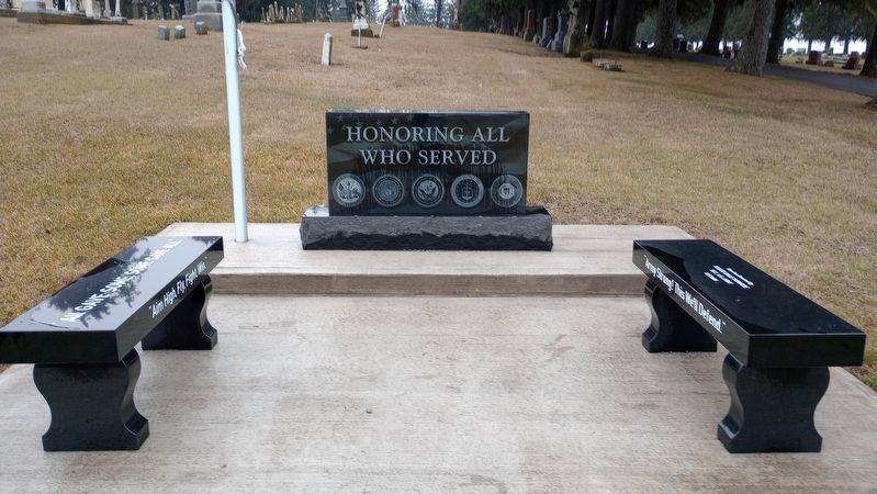 Walnut Hill Cemetery Veterans Memorial Marker image. Click for full size.