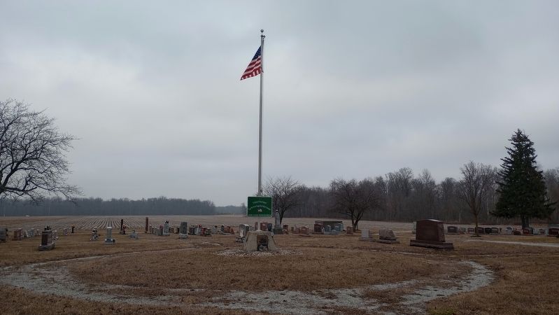 Pilger Ruhe Cemetery Marker image. Click for full size.