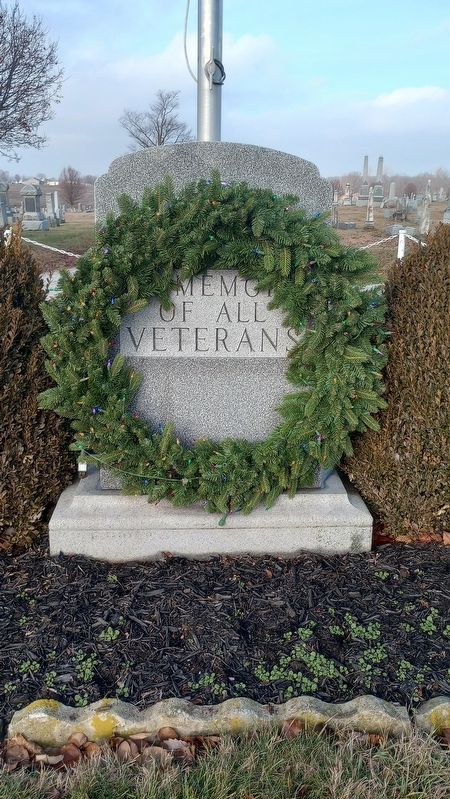 German Protestant Cemetery Veterans Memorial Marker. Click for full size. German Protestant Cemetery Veterans Memorial Marker image. Click for full size.