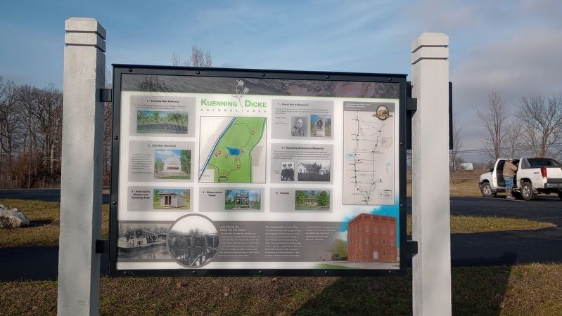 Kuenning Dicke Natural Area Marker. Click for full size. Kuenning Dicke Natural Area Marker image. Click for full size.