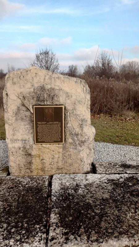 Kuenning Family Farm Site Marker. Click for full size. Kuenning Family Farm Site Marker image. Click for full size.