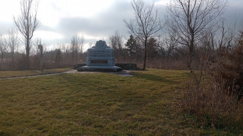 Ohio 37th Infantry Company C Third German Marker. Click for full size. Ohio 37th Infantry Company C Third German Marker image. Click for full size.