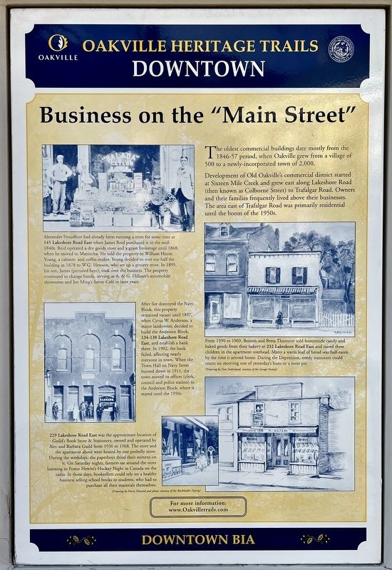 Business on the �Main Street� Marker image. Click for full size.