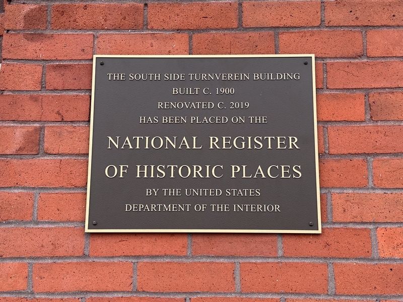 South Side Turnverein Marker image. Click for full size.