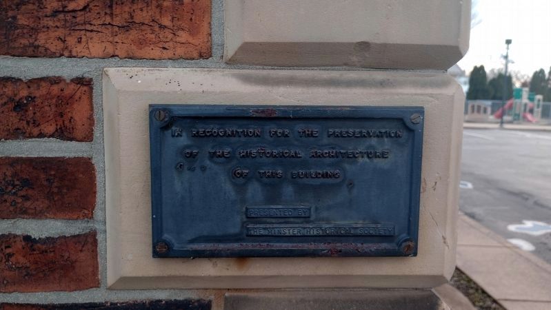 The Garmann Store Marker - preservation plaque. Click for full size. The Garmann Store Marker - preservation plaque image. Click for full size.