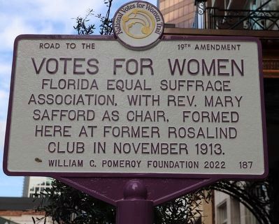 Votes for Women Marker image. Click for full size.