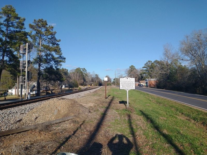 Bradley CCC Camp F-7 Marker image. Click for full size.