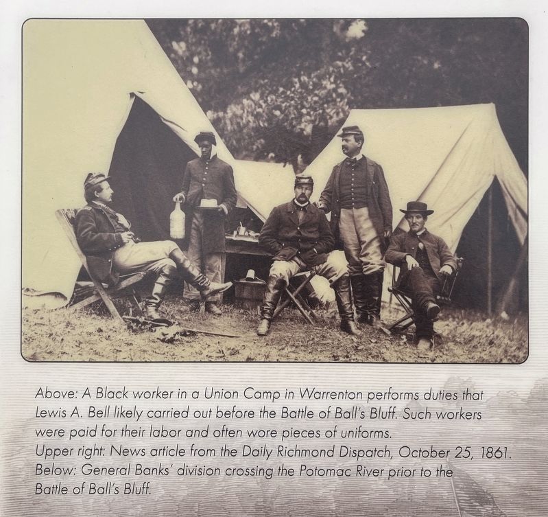 Black Worker in Union Camp image. Click for full size.