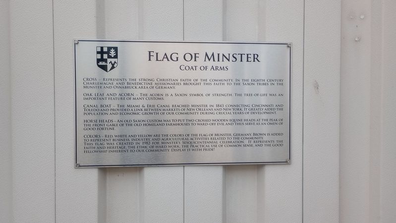 Flag of Minster Marker image. Click for full size.