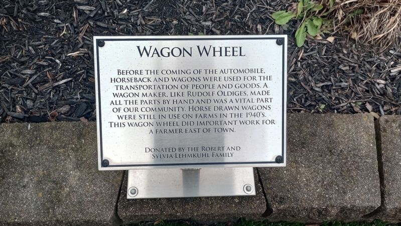 Wagon Wheel Marker image. Click for full size.