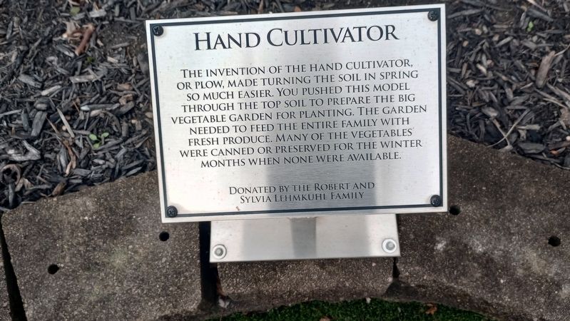 Hand Cultivator Marker. Click for full size. Hand Cultivator Marker image. Click for full size.