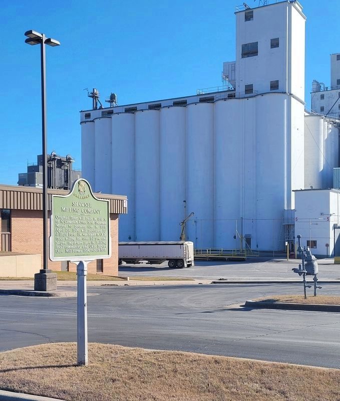 Shawnee Milling Company Marker. Click for full size. Shawnee Milling Company Marker image. Click for full size.