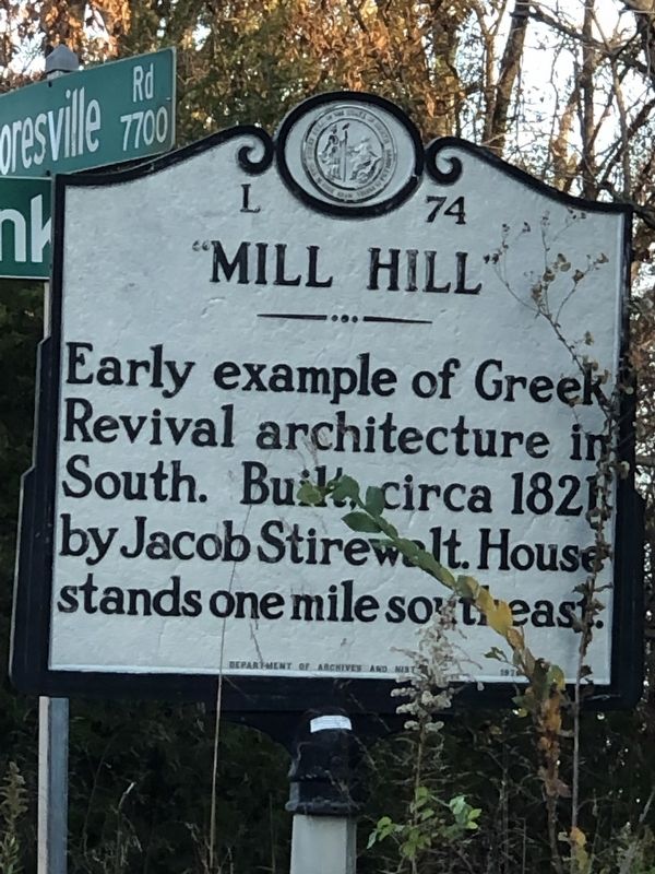 Mill Hill Marker image. Click for full size.