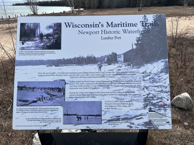 Newport Historic Waterfront Marker. Click for full size. Newport Historic Waterfront Marker image. Click for full size.