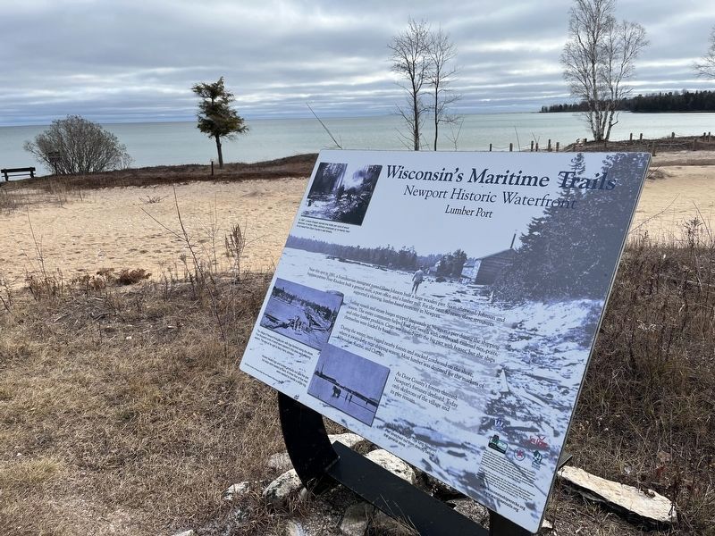 Newport Historic Waterfront Marker. Click for full size. Newport Historic Waterfront Marker image. Click for full size.