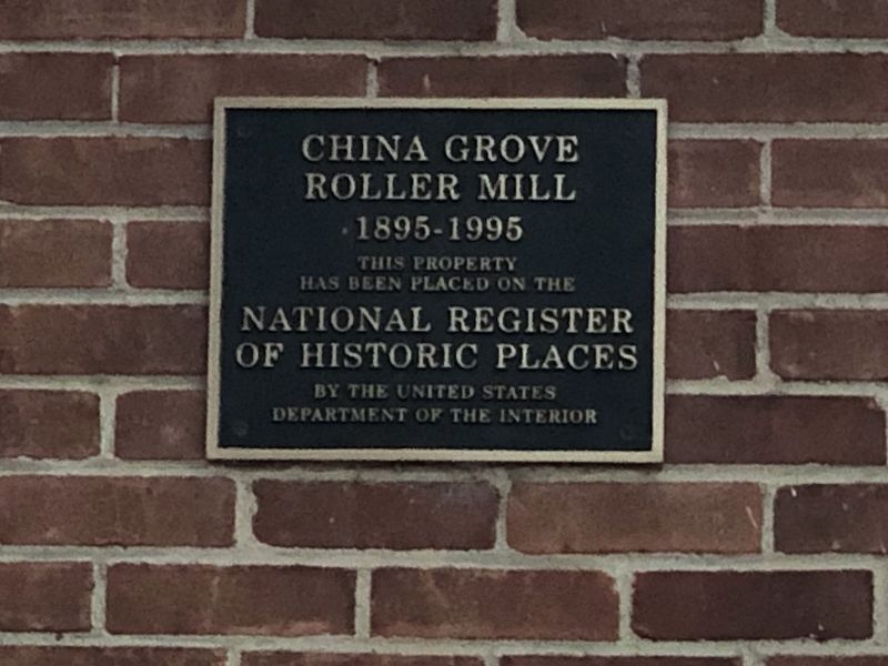 China Grove Roller Mill Marker image. Click for full size.