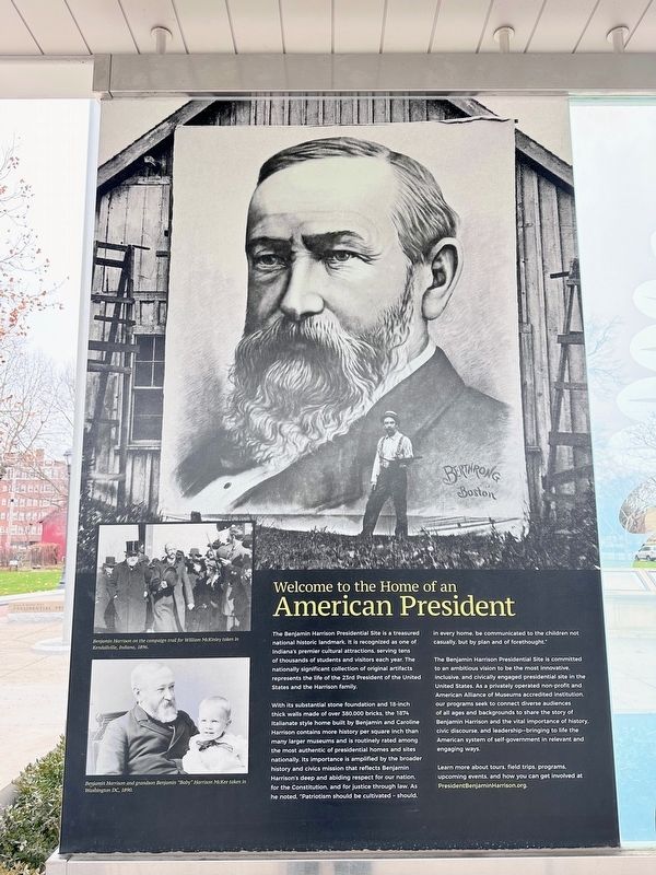 Welcome to the Home of an American President Marker image. Click for full size.