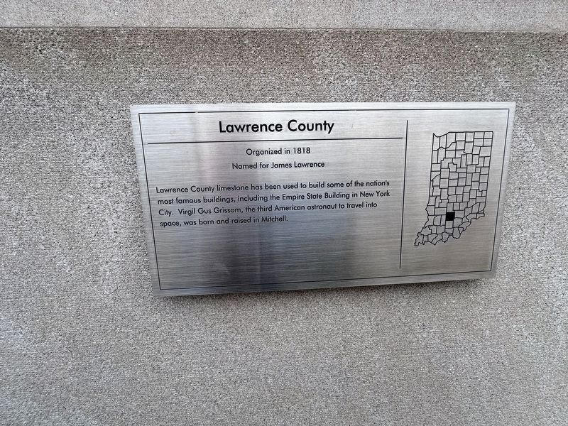 Lawrence County Marker image. Click for full size.