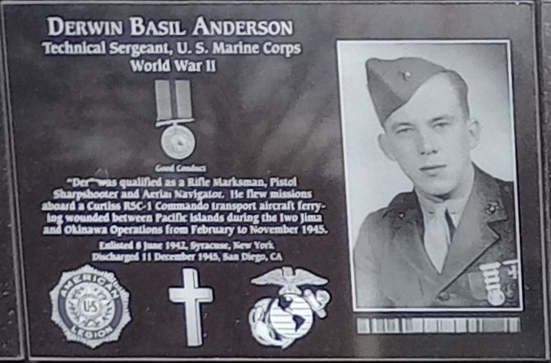 Derwin Basil Anderson Marker image. Click for full size.